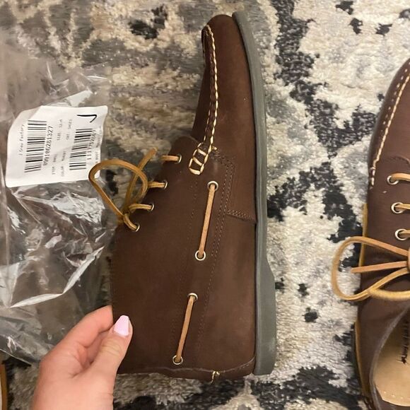 J. Crew Factory Leather chukka boot Item BA031 - Picture 4 of 8